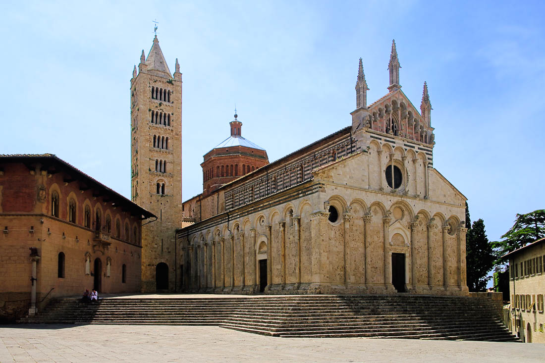 Massa Marittima, cattedrale San Cerbone punto di ristoro Ciclostorica la Leopoldina